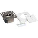 Inbouwdoos 2xRJ45 Cat6 LogiLink Signal Wit