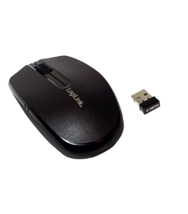 Logilink mini Optical USB Zwart Retail Wireless