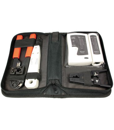LogiLink Netwerk Tool-Kit incl. Tas - 4 delig