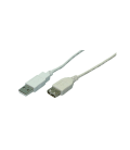 USB 2.0 A --> A 5.00m Verlenging LogiLink Grijs