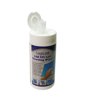 LogiLink Cleaning Wipes voor Beeldschermen 100st. groot