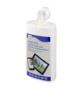 LogiLink Cleaning Wipes voor Beeldschermen 100st. klein