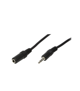 Verlenging 3,5 mini jack 10.00m LogiLink