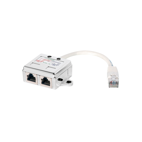 Kabel splitter RJ45 Cat5e 1:1 Shielded LogiLink