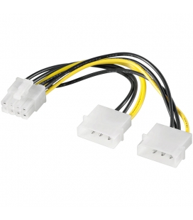 Adapter 5.25"-Stroom --> 8-pins (2x4) Goobay